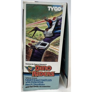 TYCO Dino Riders Quetzalcoatlus & Yungstar New In Open Box With Mini-Comic 1987 image 6