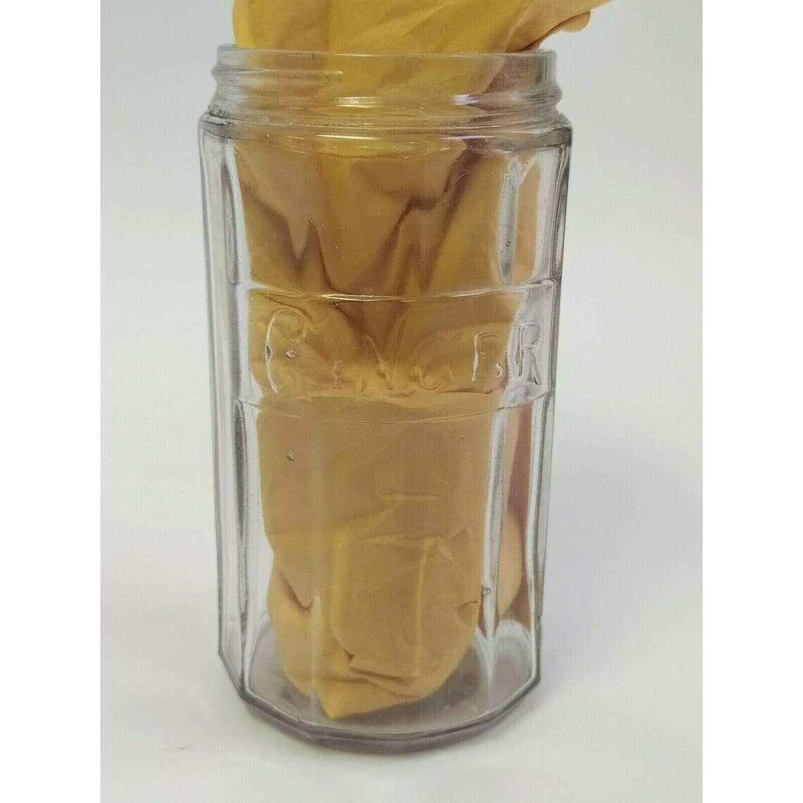 Vintage Hoosier Gabinete en relieve frascos de vidrio de panel | Etsy