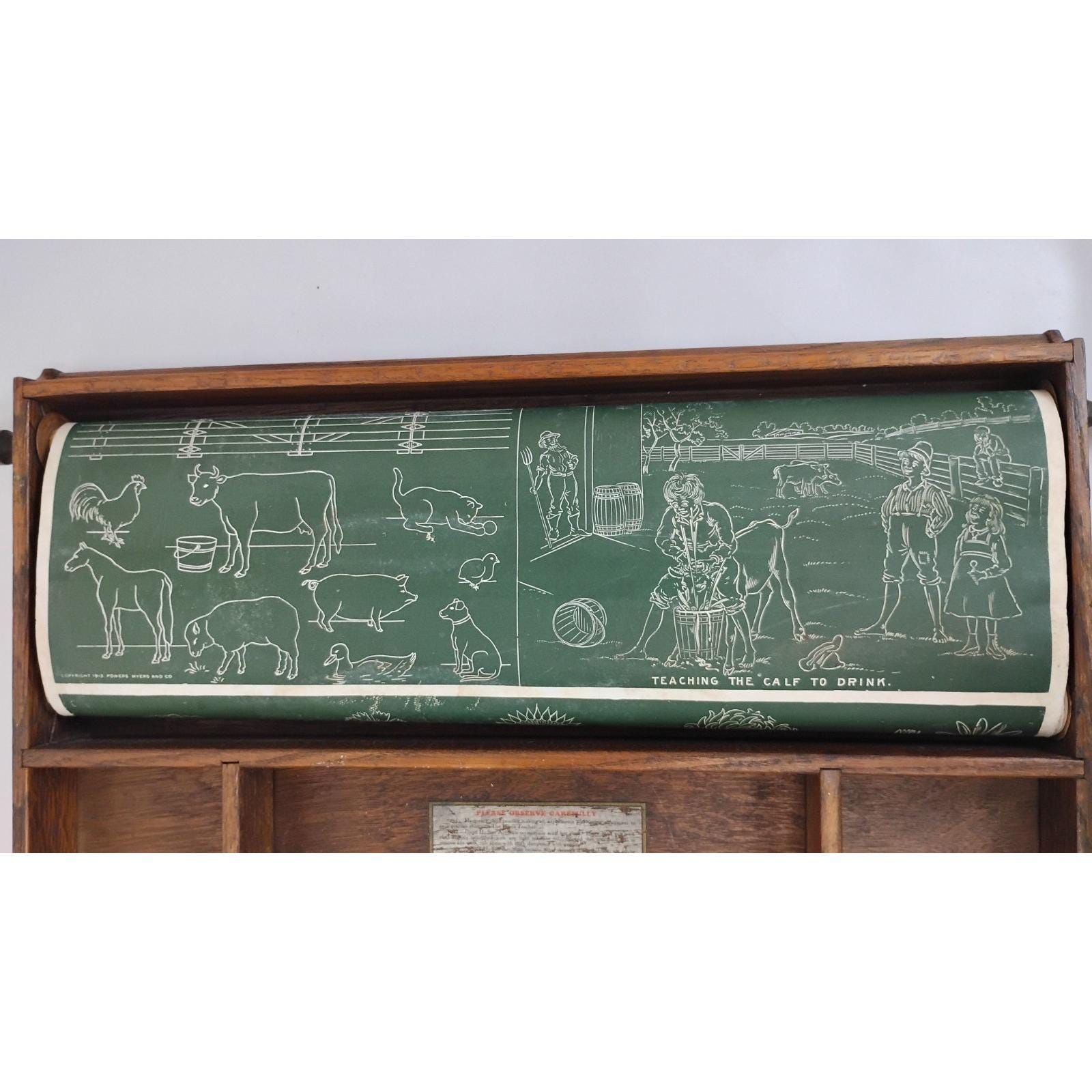 Antique 1913 Lewis E. Myers Chautauqua Industrial Art Desk  display picture 1