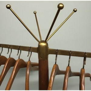 60s Gio Ponti Style Sculptural Coat/Hat Stand Hall Tree Sputnik Space Age MCM image 9