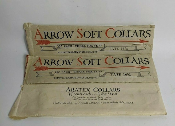 3 Men's ARROW/Aratex Soft Antique Shirt Collar TAT