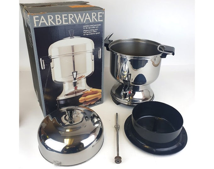 Farberware Stainless Steel 1236 Cup Coffee Urn L1360 Superfast
