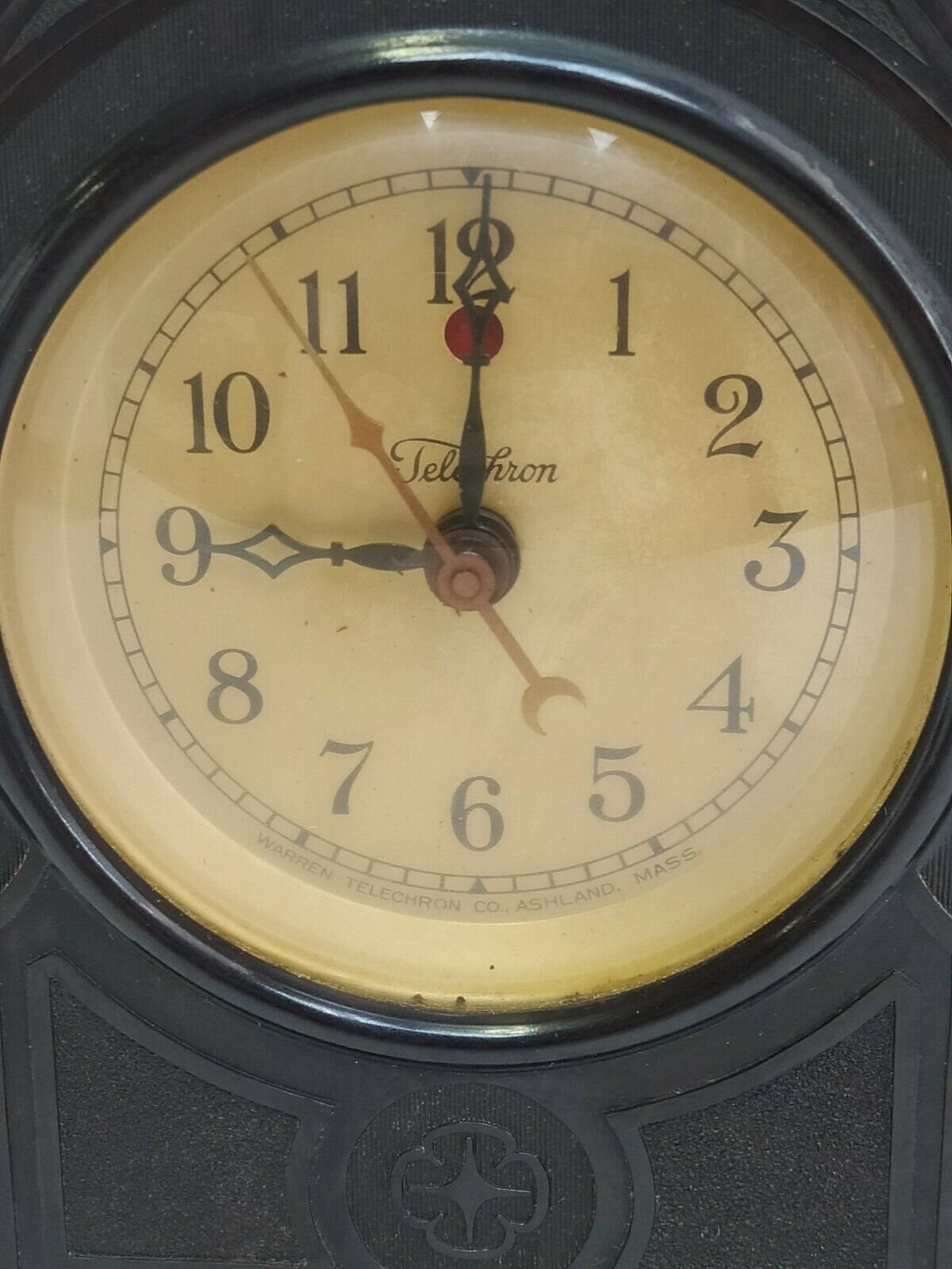 Warren Telechron B2 M1 Gothic Mantle Clock WORKS Bakelite Etsy