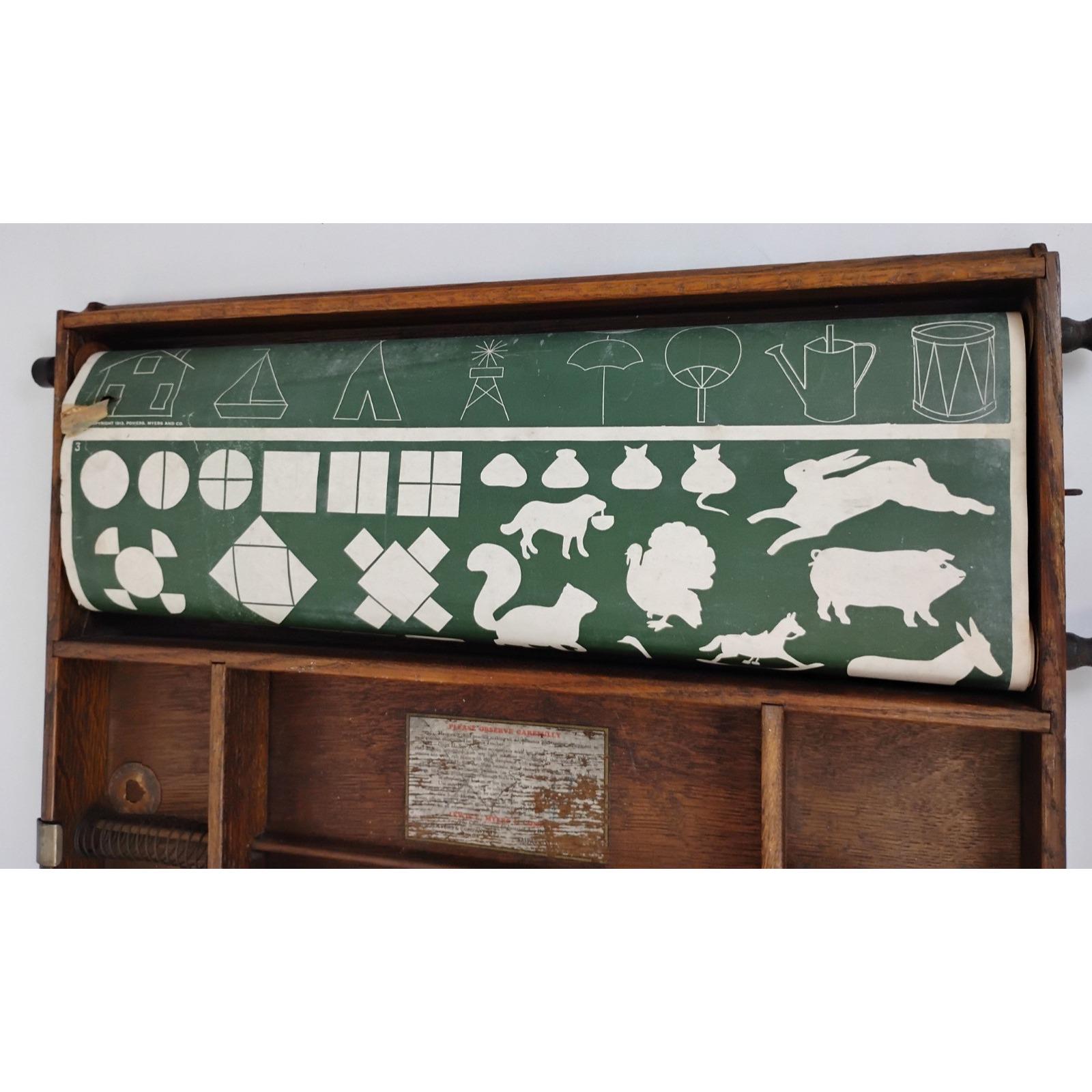 Antique 1913 Lewis E. Myers Chautauqua Industrial Art Desk  display picture 1