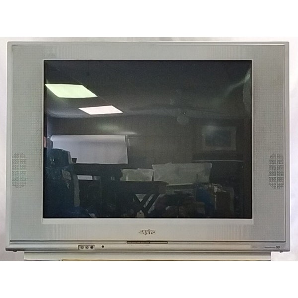 Sanyo 32 Inch CRT TV Retro Gaming Color Flat Screen Television HT32546 Free Shipping