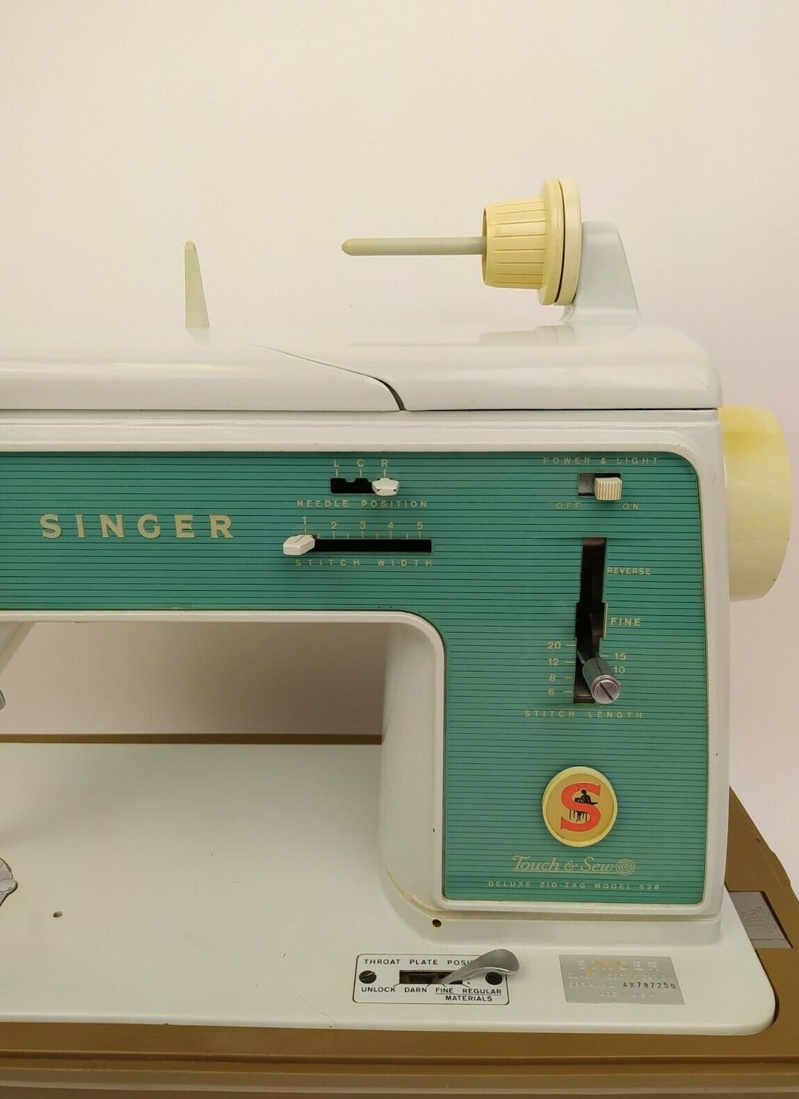 Vintage Singer Touch & Sew Sewing Machine Deluxe Zig Zag Model Etsy