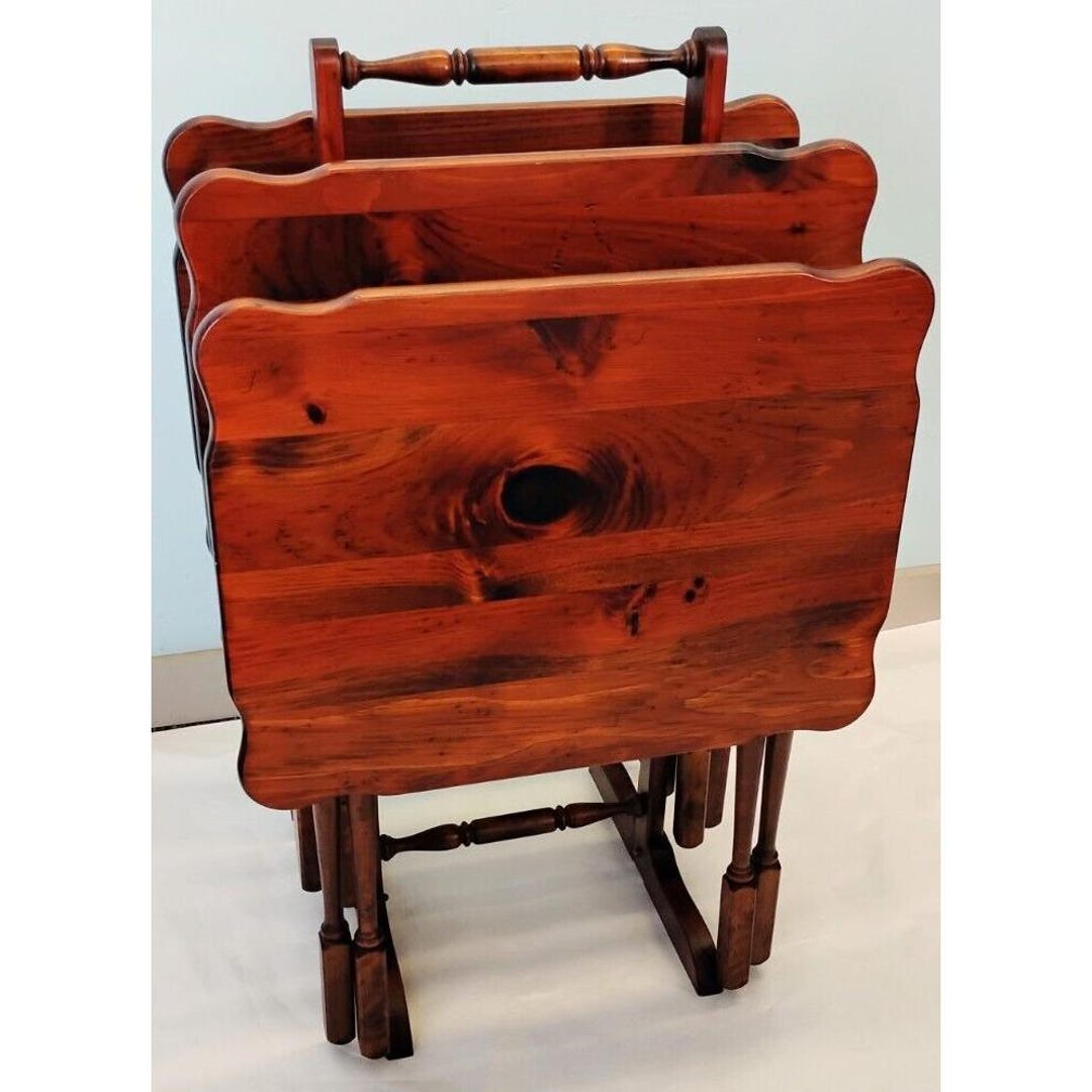 ETHAN ALLEN USA ローテーブル パイン材　テレビボード　店舗什器 ETHAN ALLEN Maple Classic Manor Flip Top Server | eBay