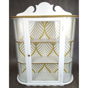 White Wall Curio Etsy