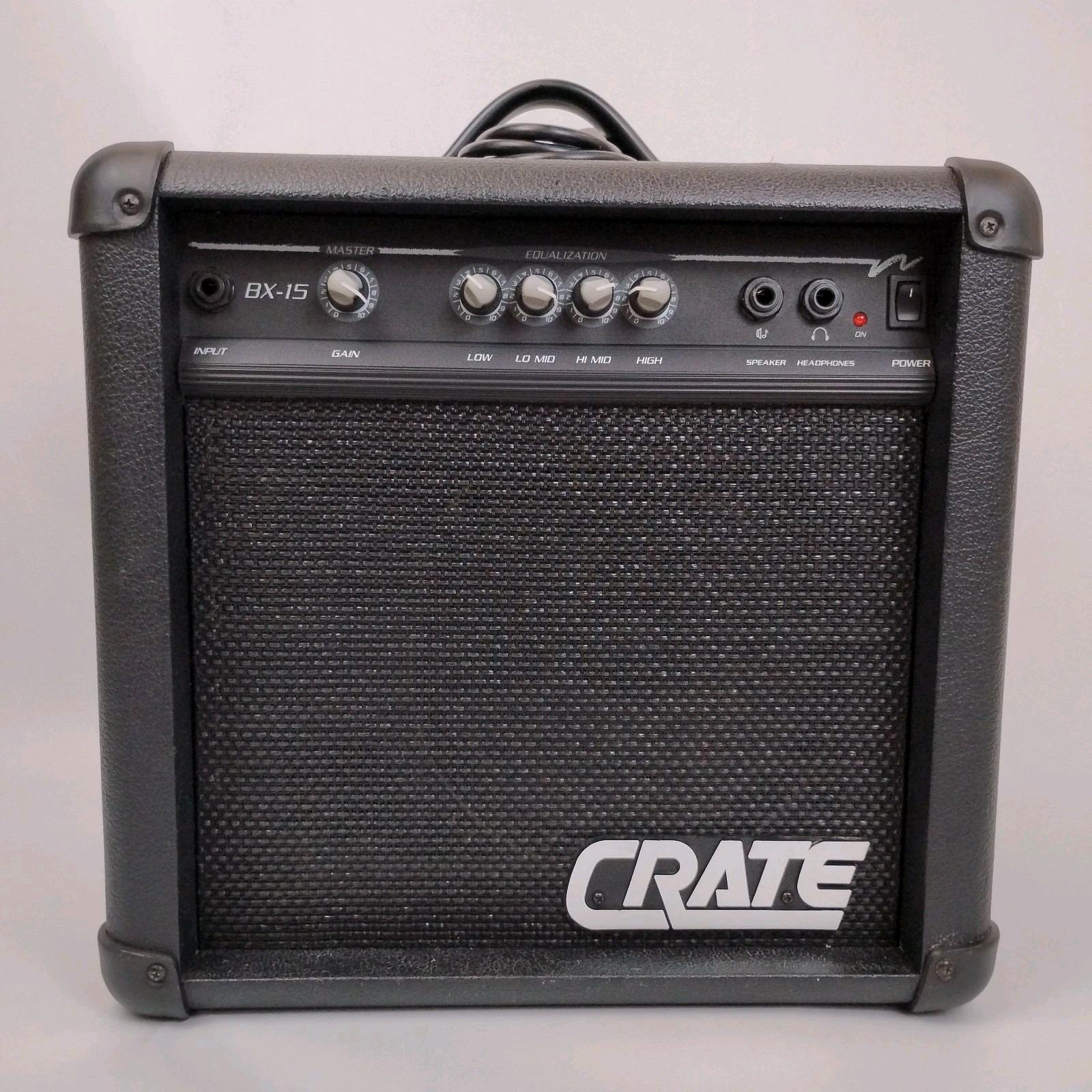 Crate BX-15 Electric Guitar Amplifier Tested & Working Portable