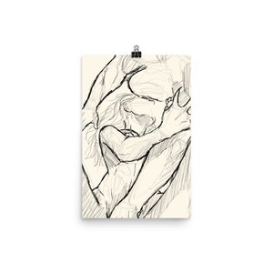 Love No. 08, Wall Art, Erotic Poster, Sexual Illustration, Sex Illustration, Sketch, image 6