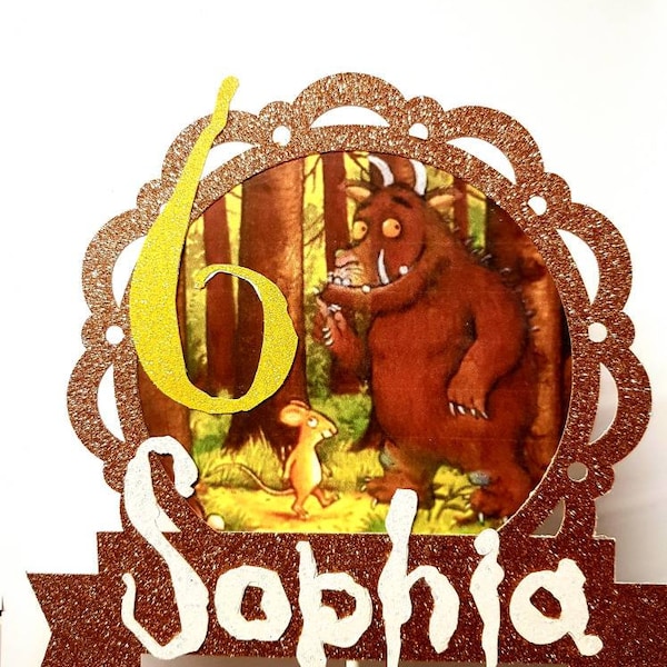 Gruffalo Cake Topper Etsy UK gruffalo-cake-topper-etsy-uk