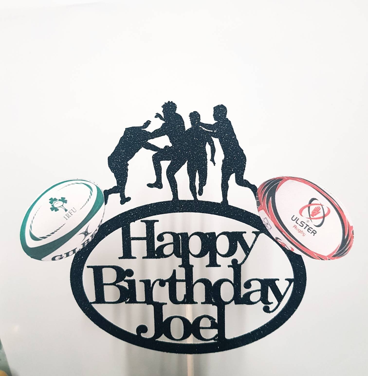 Rugby cake topper Etsy