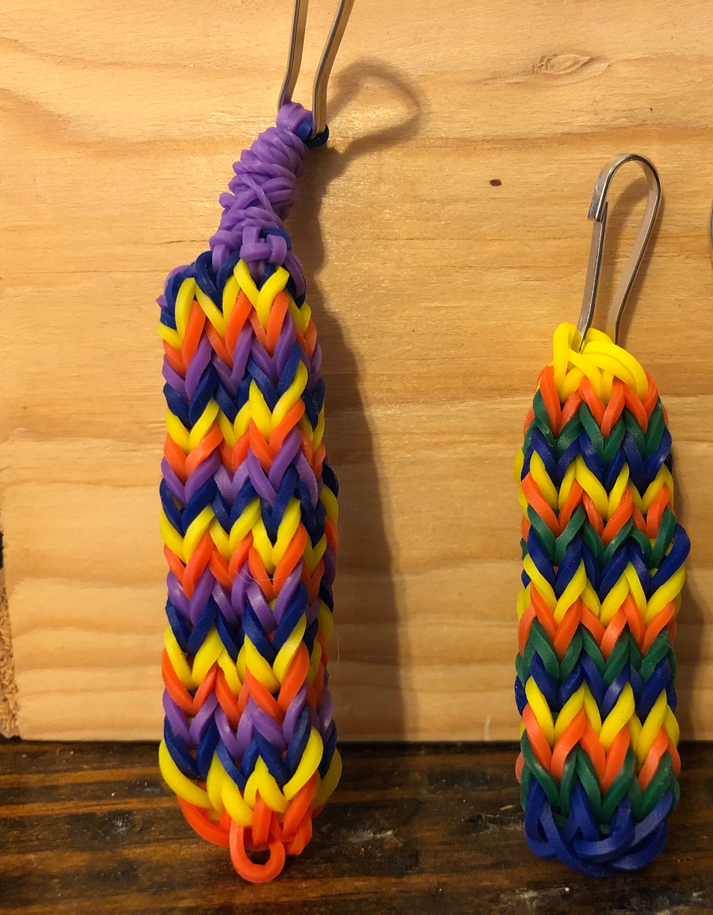 Custom Made Candy Rubber Band Keychains with Etsy