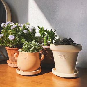 Handgemachter Oli's Terrakotta Blumentopf