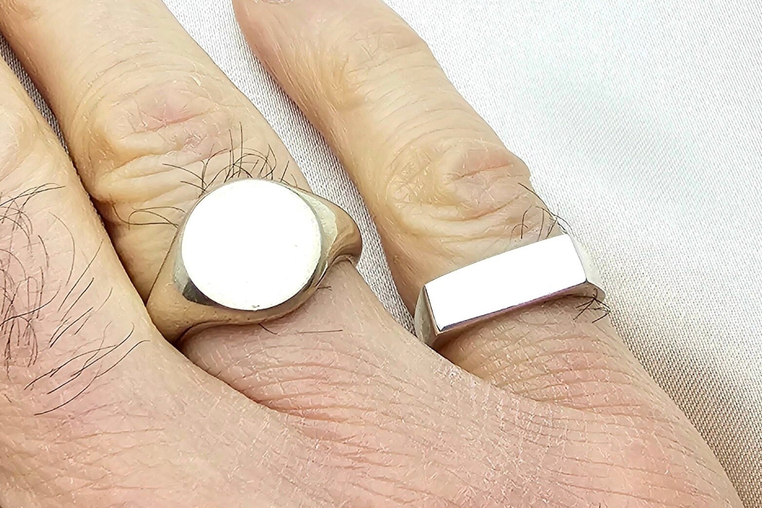 ★SENTIMENTS★ NO.388 [925 SILVER] LOGO RING 15 Neighborhood Silver 925 Logo Ring