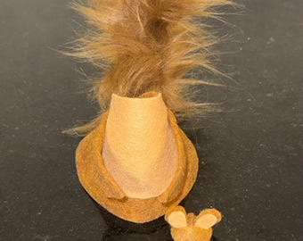 Mini Desk Goose Brown Squirrel Outfit for 7” figurine | NO GOOSE INCLUDED  | Handmade |