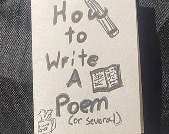 Poetry Zine: How to Write a Poem- DIGITAL