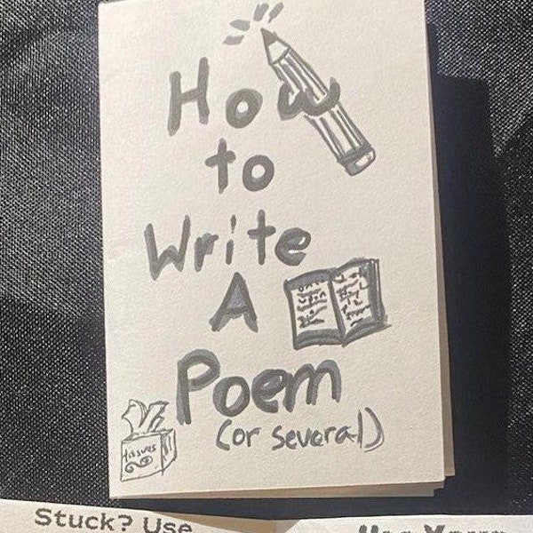 Poetry Zine, How to Write a Poem