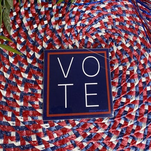 Geef uw democratie kracht - ontvang nu uw 'Stem'-sticker! Waterdicht, weerbestendig en vaatwasmachinebestendig!