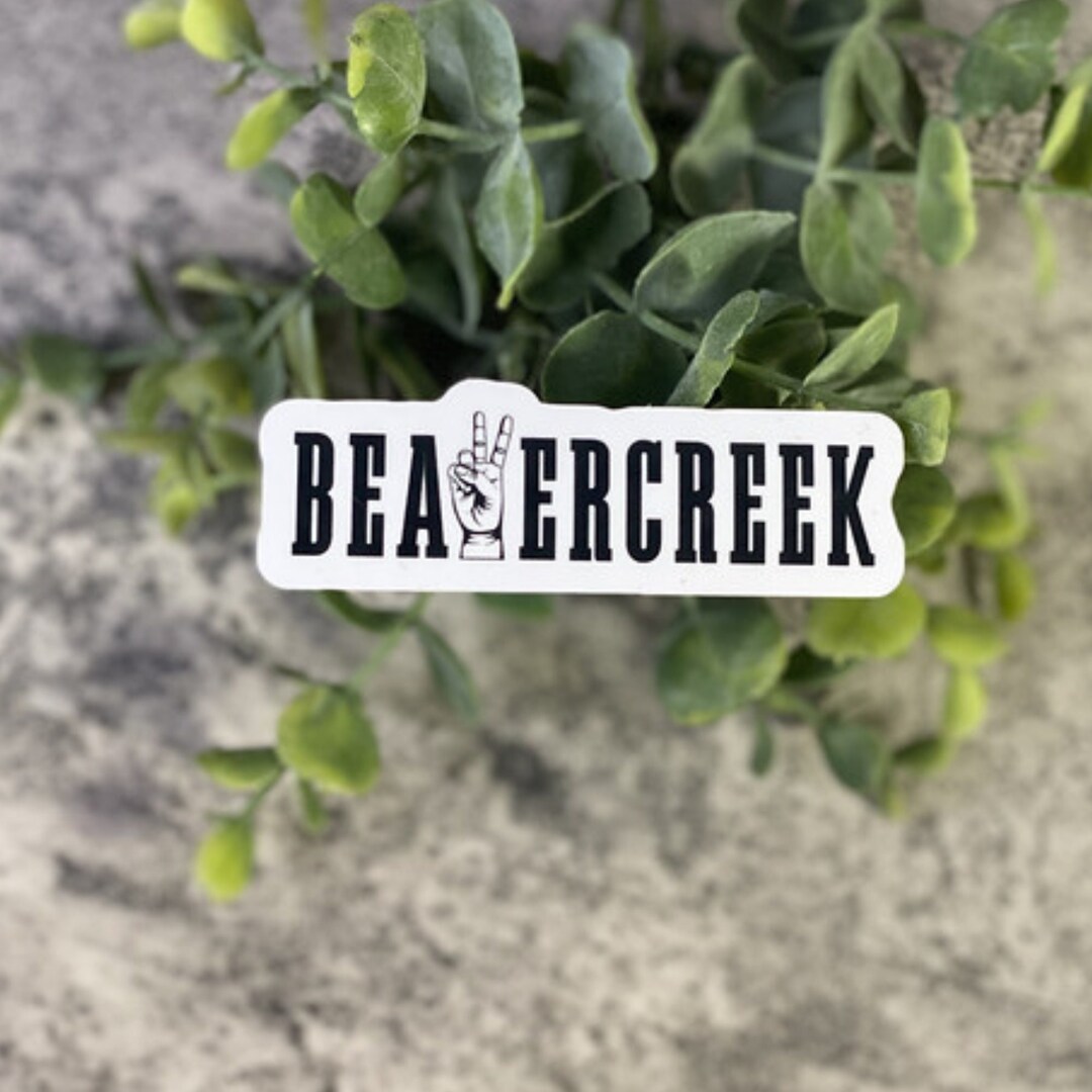 Beavercreek Peace Sign Vinyl Sticker, Waterproof - Etsy