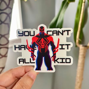 Miguel O’Hara Sticker, Spider-Man 2099 Across the Spiderverse