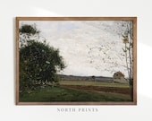 Country Landscape Painting Vintage Print Farmhouse PRINTABLE Wall Art 264