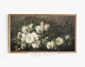 Frame TV Art | Vintage Flower Still Life DIGITAL Download Painting | Farmhouse Antique Art #TV02