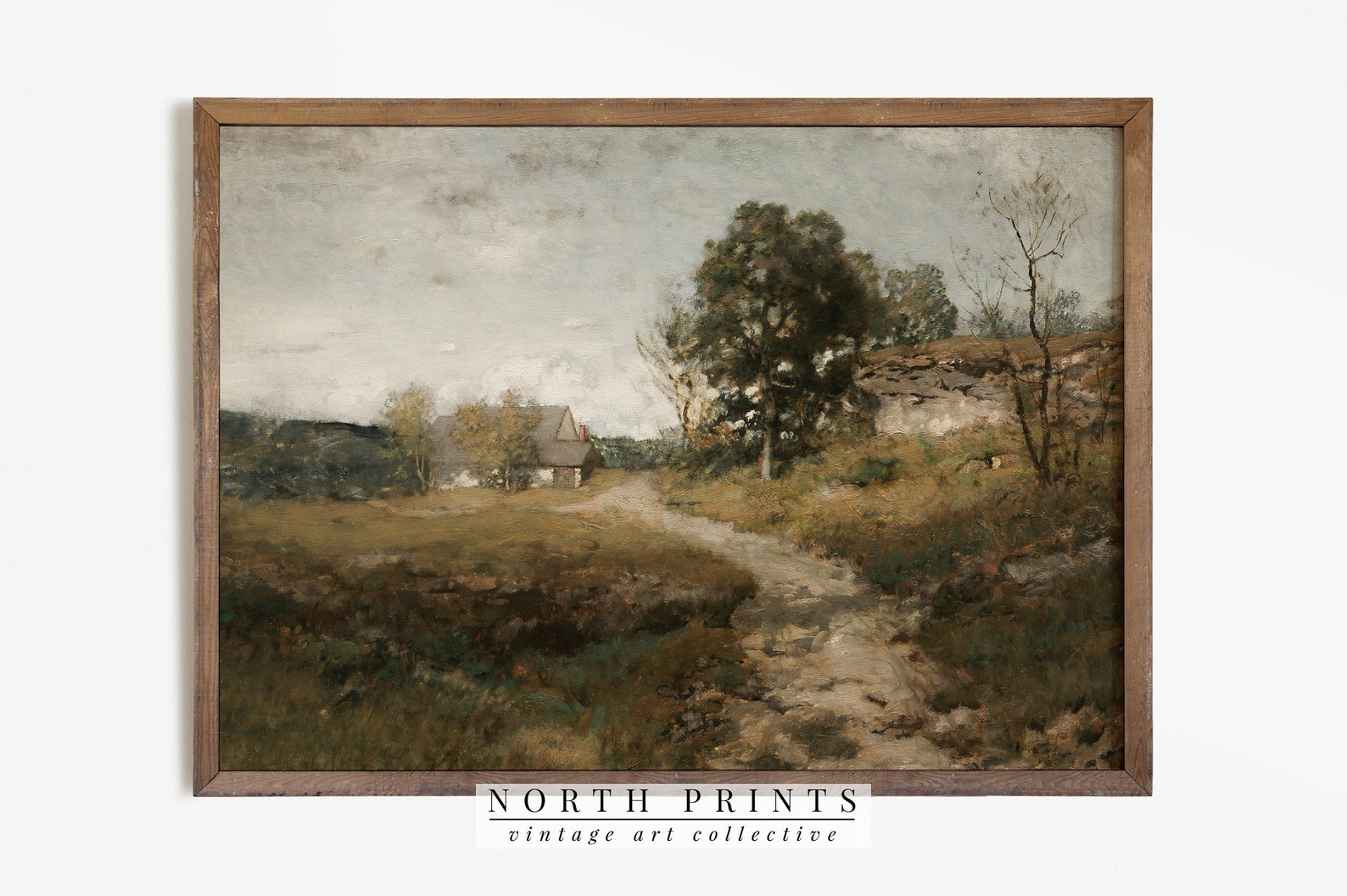 PRINTABLE Landscape Art  Vintage Print Country Landscape - Etsy