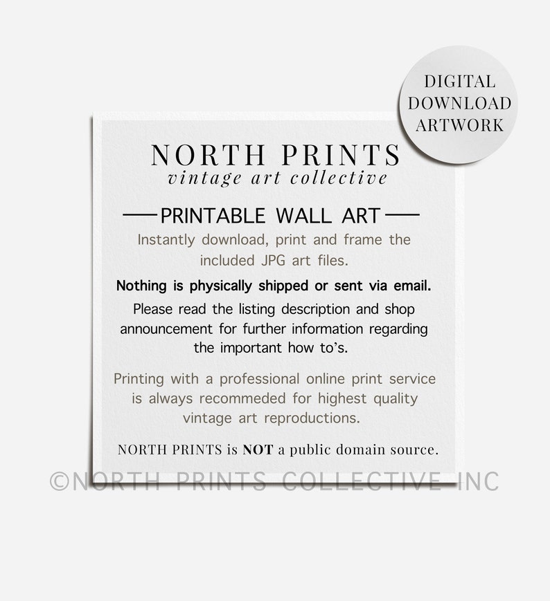 PRINTABLE Landscape Art Vintage Print Country Landscape Painting Digital Download 481 image 2