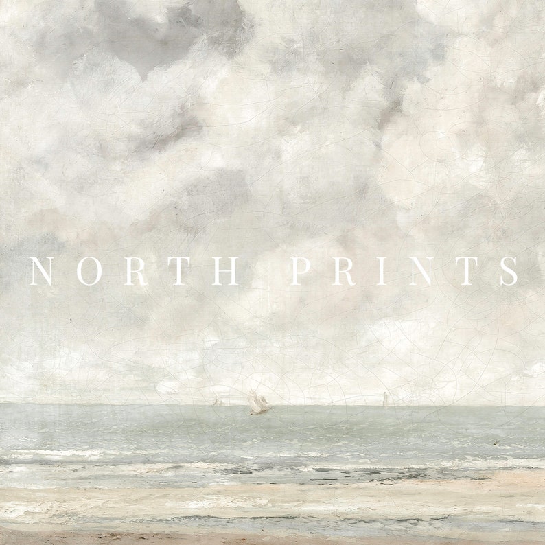 Coastal Beach Print Set: Vintage Farmhouse Wall Art (Printable Digital Download) S2-131 image 7