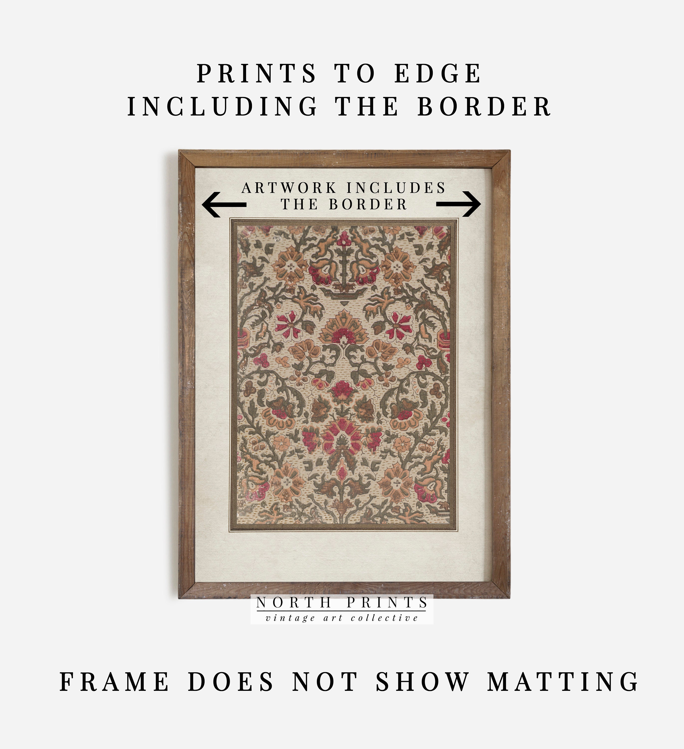 Elegant Pattern Tapestry PRINTABLE Art | Vintage Textile Downloadable ...