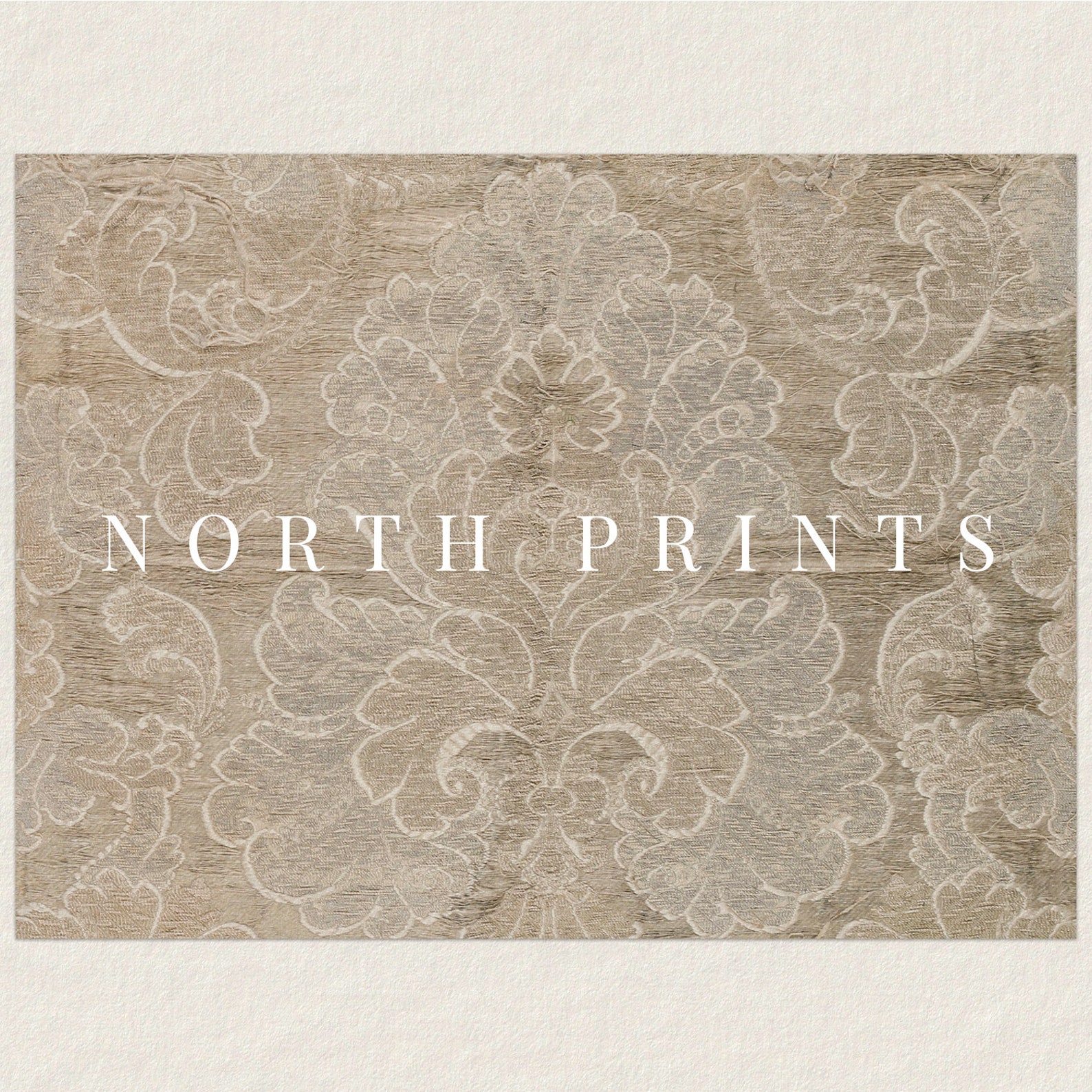 PRINTABLE Tapestry Art Print Vintage Neutral Textile Wall Etsy