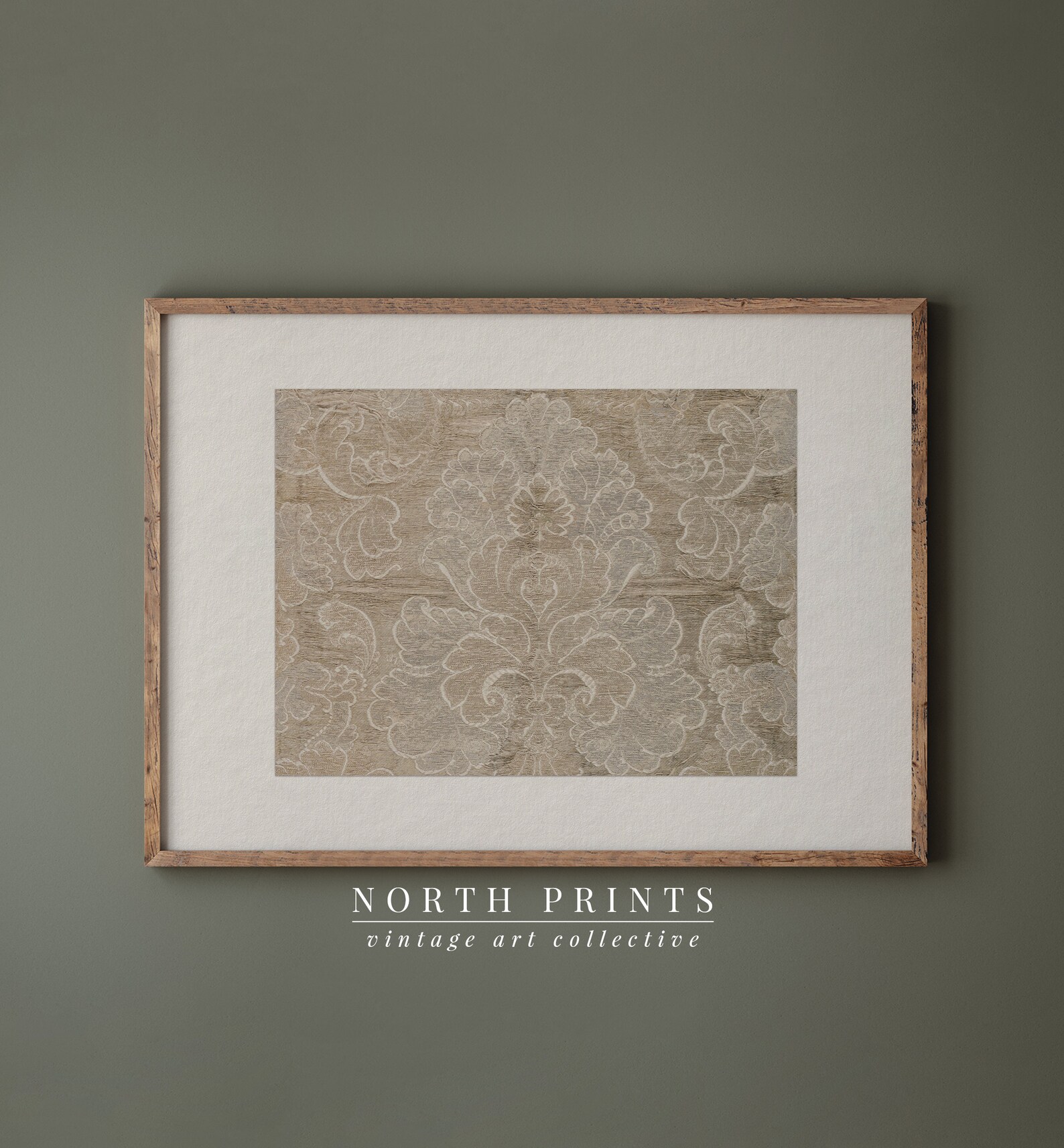 PRINTABLE Tapestry Art Print Vintage Neutral Textile Wall Etsy