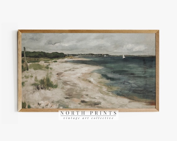Vintage Coastal Painting for Samsung Frame TV (Digital Download) TV138