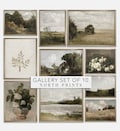 French Country Gallery Wall Art Set: Vintage Landscape Prints (Digital Download Printable) S10-17