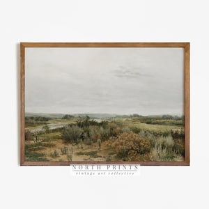 Southwestern Landscape Painting, Summer Boho Vintage Desert Art Print, North Prints Digital PRINTABLE | 706