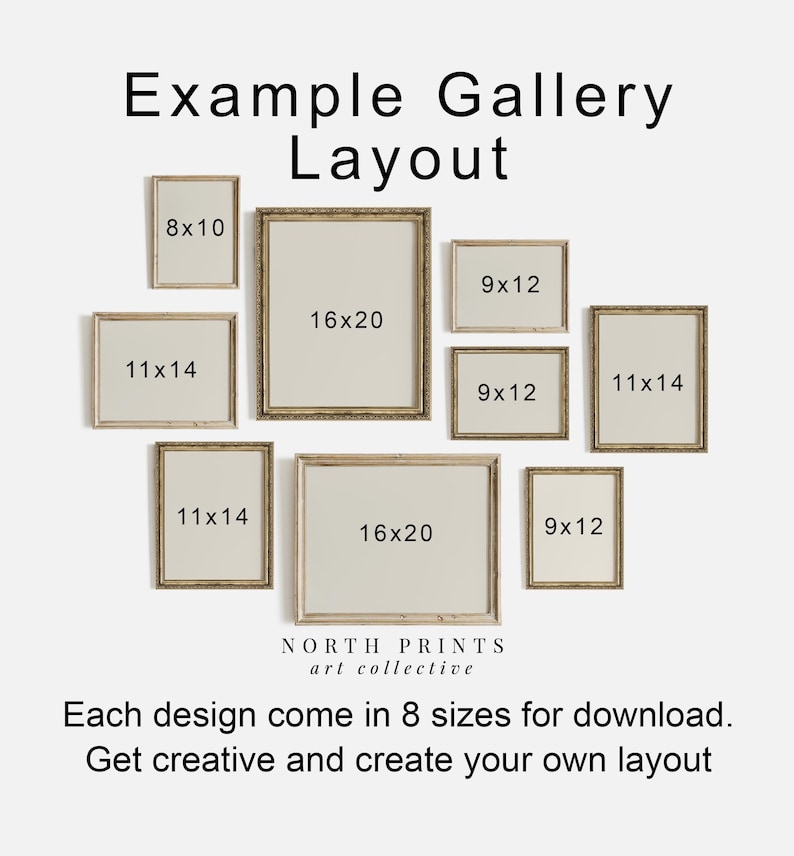 French Country Gallery Wall Art Set: Vintage Pink Wall Decor (Digital Download) S9-11 image 3
