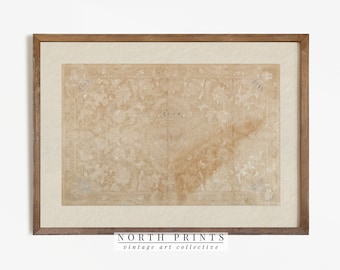 Antique Tapestry PRINTABLE: Neutral Textile Wall Art (Digital Download) 4-152
