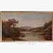 Samsung Frame TV Art | Vintage Autumn Landscape Oil Painting Art DIGITAL #TV148