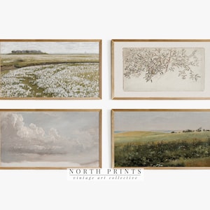 Rahmen TV Art Bundle | Frühling Landschaft Gemälde DIGITAL Download #TVS9