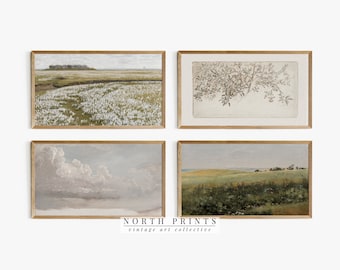 Frame TV Art Bundle | Spring Vintage Landscape Paintings DIGITAL Download #TVS9