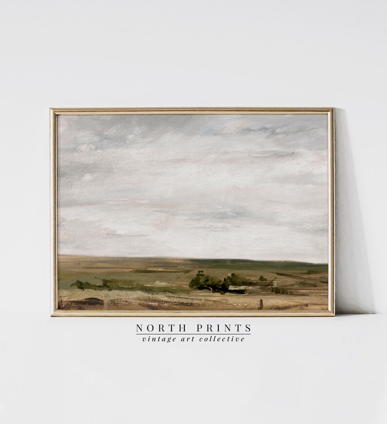 Vintage Neutral Gallery Wall Prints | Country Muted Art SET of 5 ...