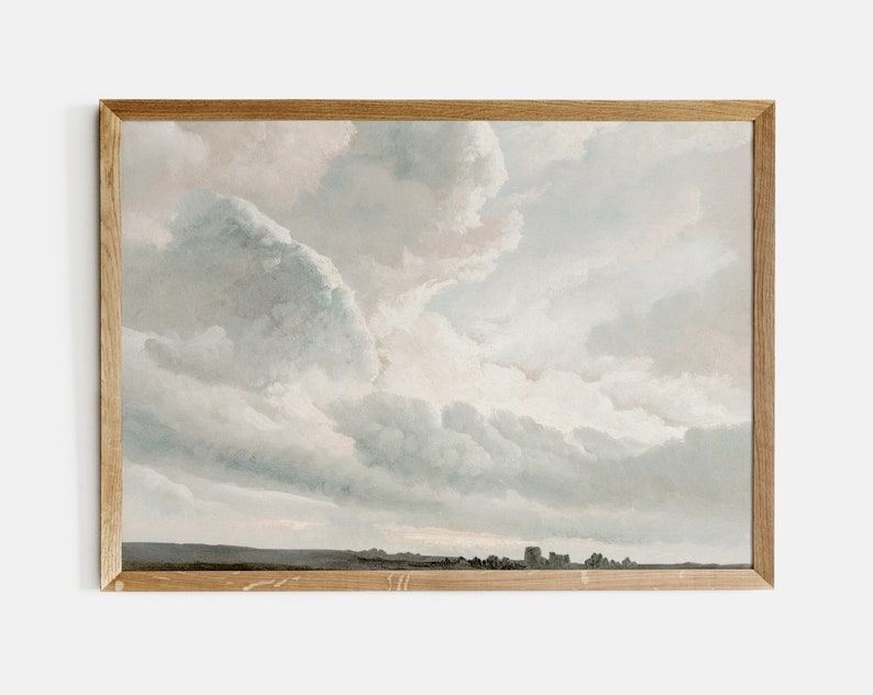 Cloud Oil Painting Farmhouse Nursery French Countryside Etsy Canada