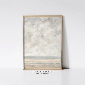 Coastal Beach Print Set: Vintage Farmhouse Wall Art (Printable Digital Download) S2-131 image 5