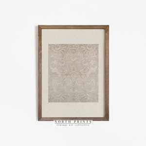 Neutral Tapestry Art Print | Antique Textile Wall Art | PRINTABLE Download North Prints | 4-156
