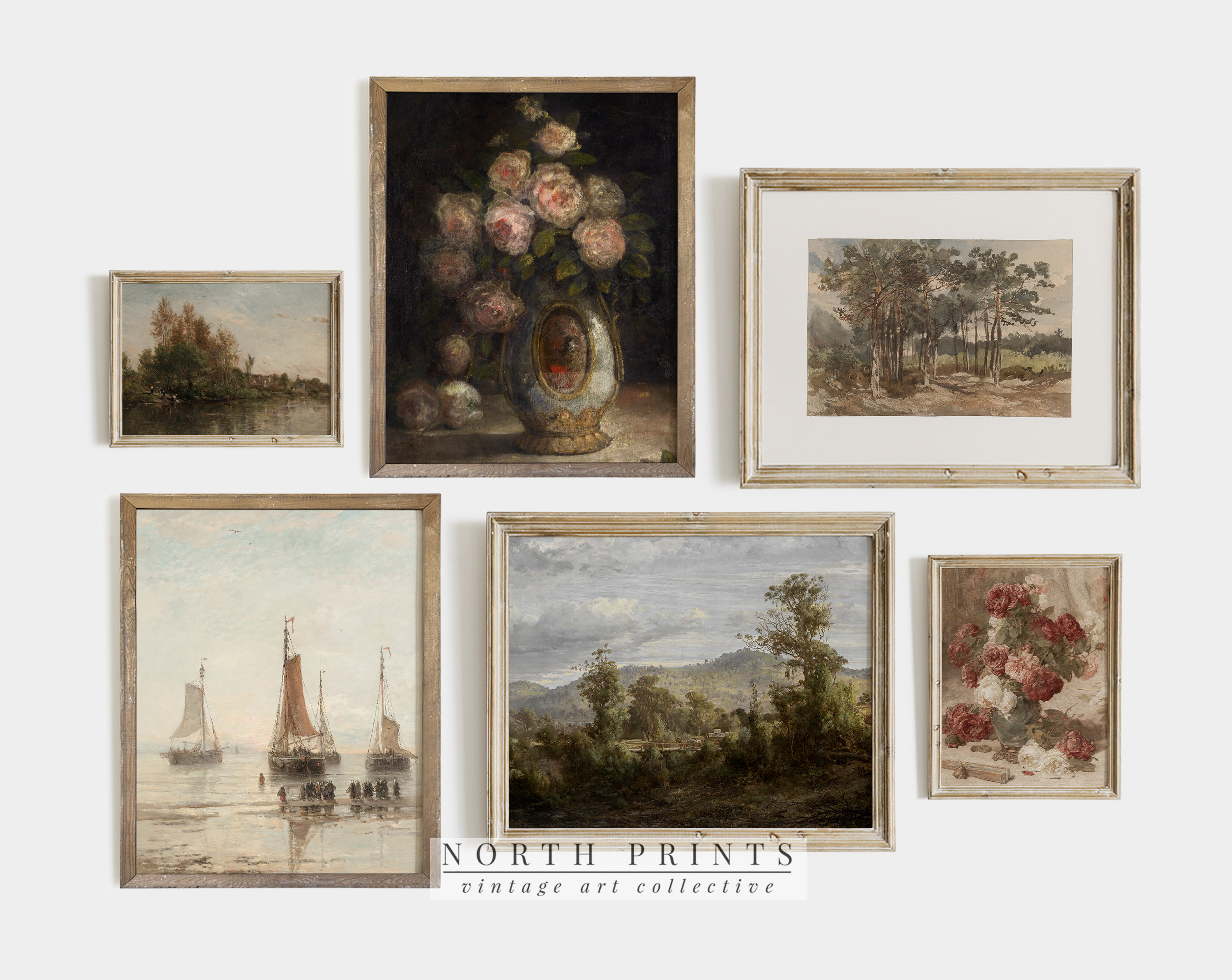 Wall SET Vintage Decor European - Etsy