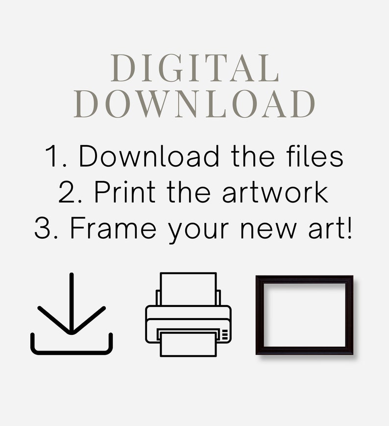 Neutral Living Room Gallery Wall Art Set Vintage Sketch Prints Etching Home Decor PRINTABLE S54 image 10