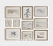 Vintage Neutral Gallery Wall SET | Gallery Art Print Set of Ten DIGITAL PRINTABLE #S71 