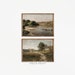 Country Landscape Print SET | Vintage Farmhouse Prints Digital PRINTABLE #S2-8 