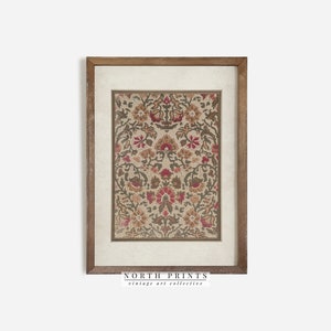 Elegant Pattern Tapestry PRINTABLE Art | Vintage Textile Downloadable Bedroom Decor | DIGITAL Art Print | 5-218